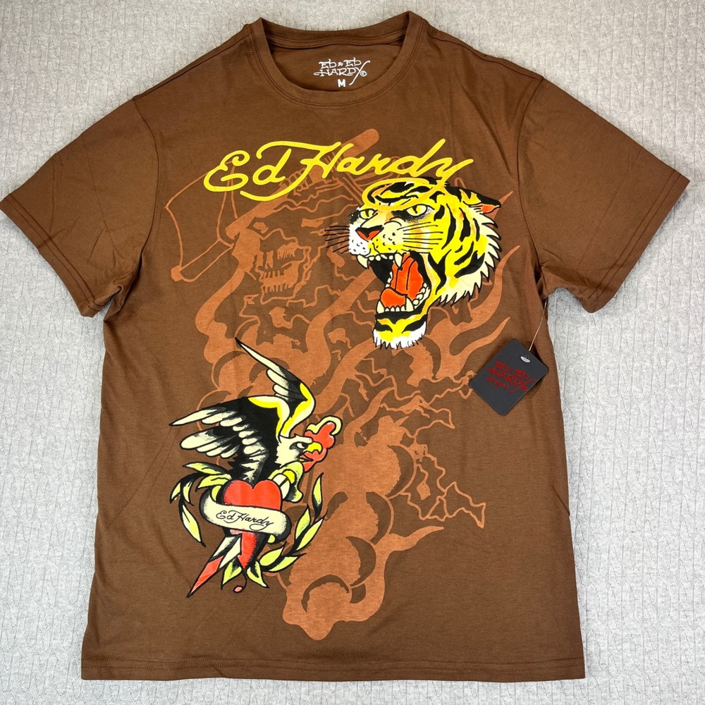 Ed Hardy Designs Tattoo new with tags‎ Men/Women T-Shirt M punk rock 'n' roll